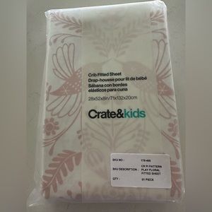 Crate n Kids Crib Sheet - brand new